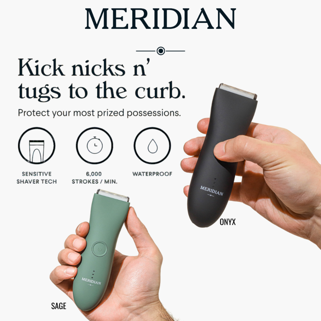 Meridian Grooming The Trimmer - Waterproof Groin Shaver for Men Private ...