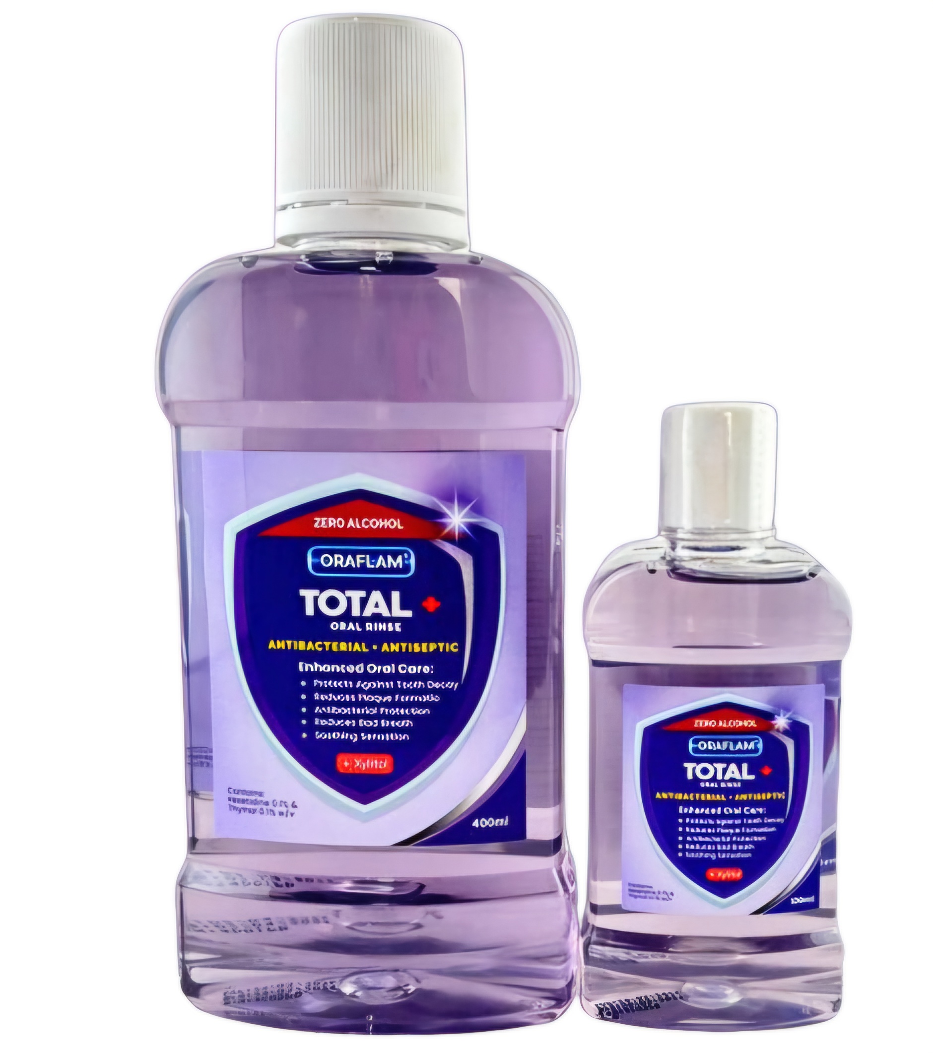 ORAFLAM TOTAL+ ORAL RINSE (AntiBacterial & AntiSeptic - ZERO Alcohol ...