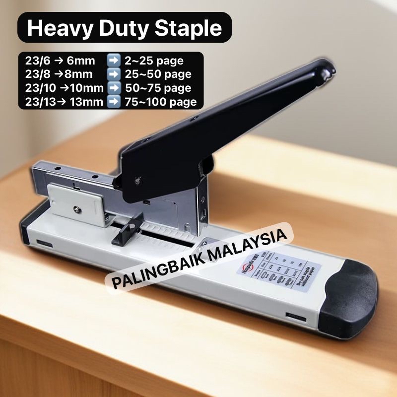 🇲🇾 Heavy Duty Stapler | Staplers | Office Use | Staples Up to 100 ...
