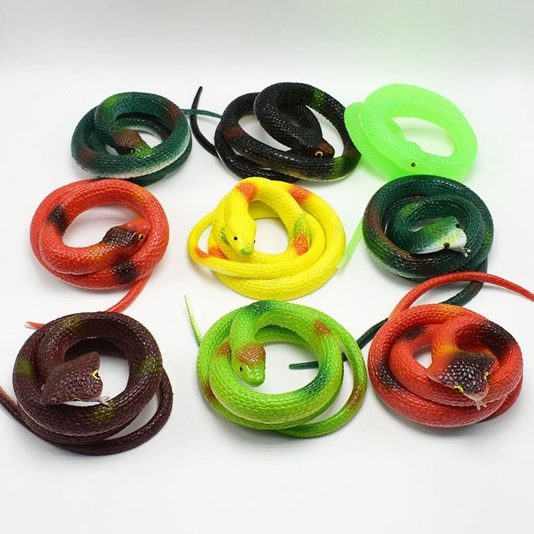 Ready Stock Simulation Rubber Snake Toy Snake Model Prank Props ...