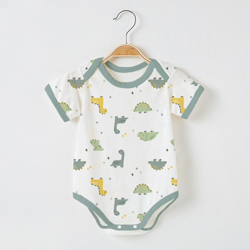 (0-12m) Newborn Baby Romper Baju Bayi Infant Short Sleeve Rompers ...