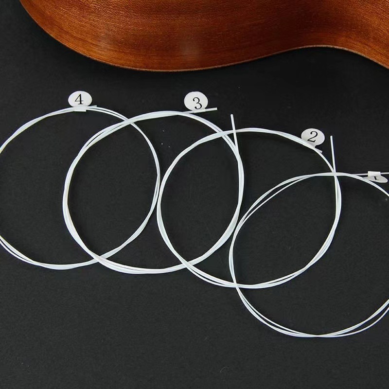 23-inch 26-inch ukulele small guitar transparent carbon strings 1234 ...