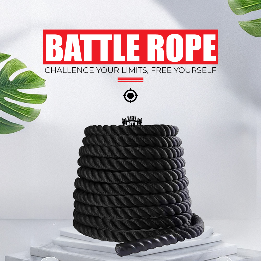 Battle Rope 38mm Tali Senaman MMA Training Battling Rope Gym Equipment ...