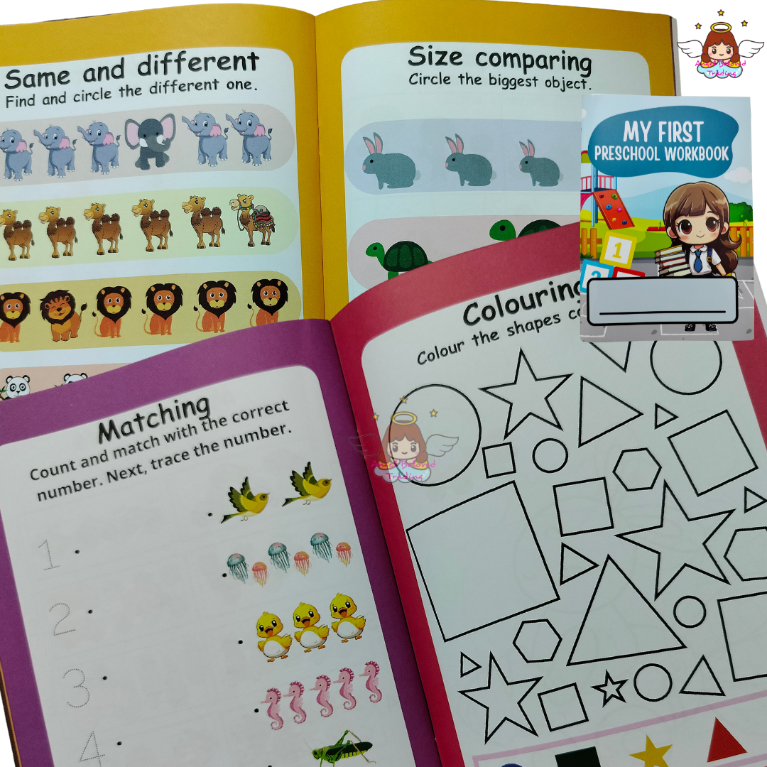 Buku Latihan Matematik / Buku Latihan Prasekolah / Buku Matematik Pra ...