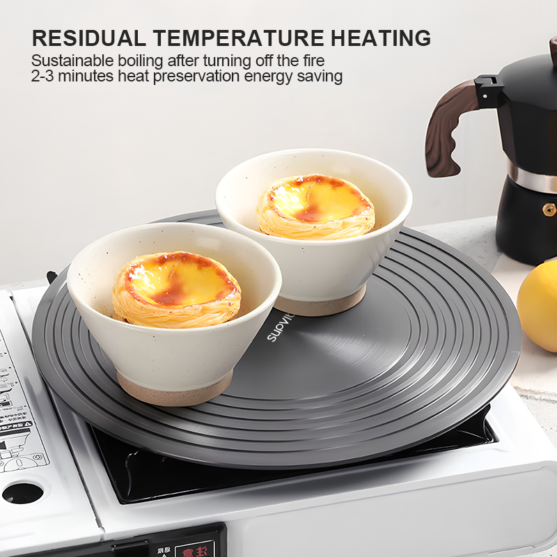 1/8" Thick Pure Copper Heat Diffuser - 10" Square Stove Topper & Defrost Plate - Made In USA