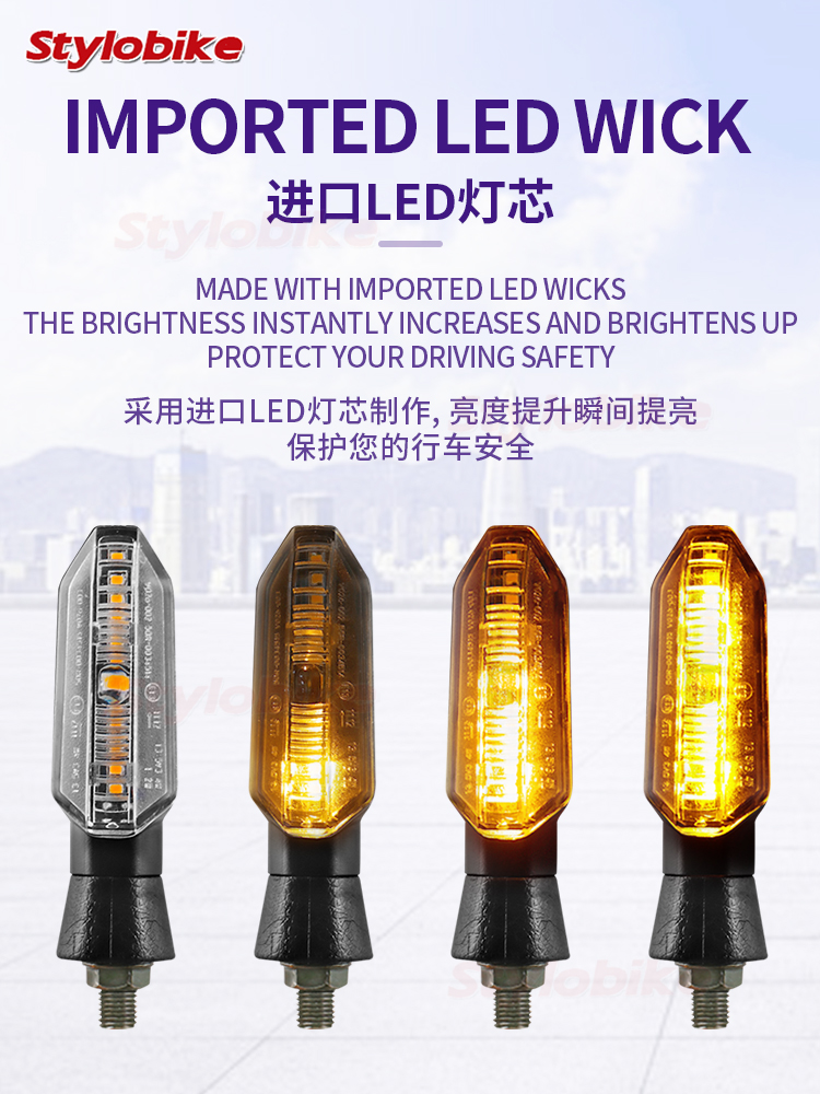 LED Flowing Lampu Signal Light Universal Depan Belakang LC135 Y15 EX5 ...