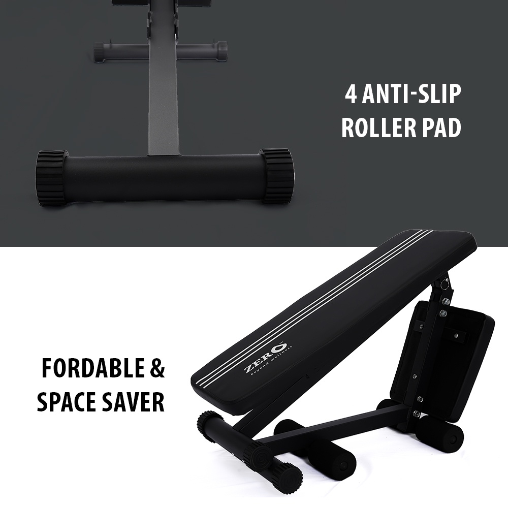 Zero Healthcare GYM WEIGHT BENCH X in house Bench for Strength Training ...