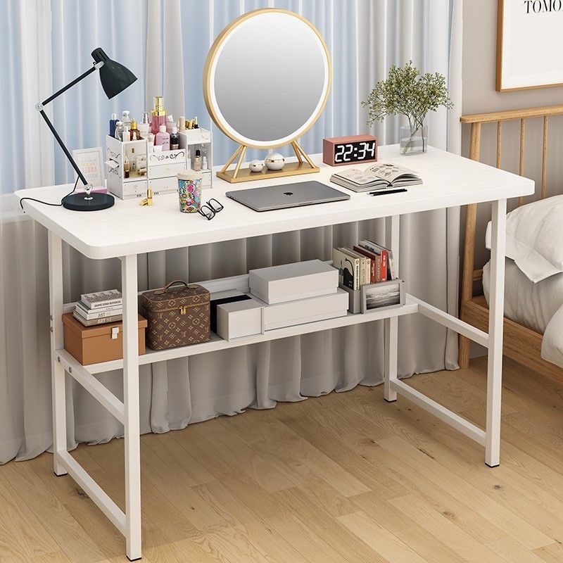 60*28cm White Meja belajar Small Study Table Simple Modern Side Table ...
