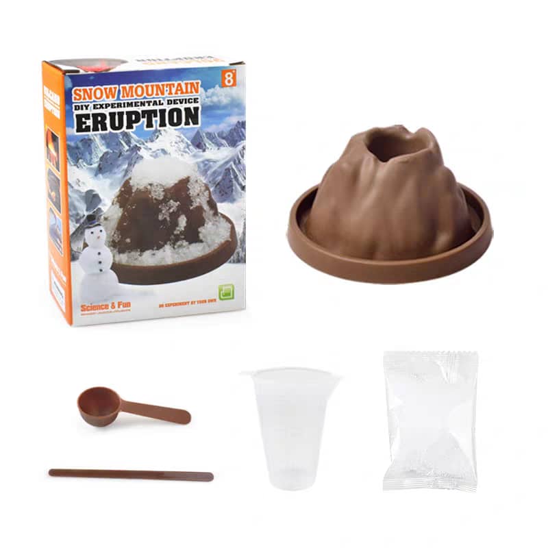 DIY Volcano Eruption Snow Mountain Science Toy For Kid STEM Early ...