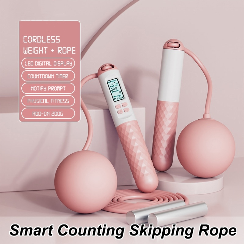SONALA Smart Cordless Skipping Rope Jumping Rope With Digital Counter ...