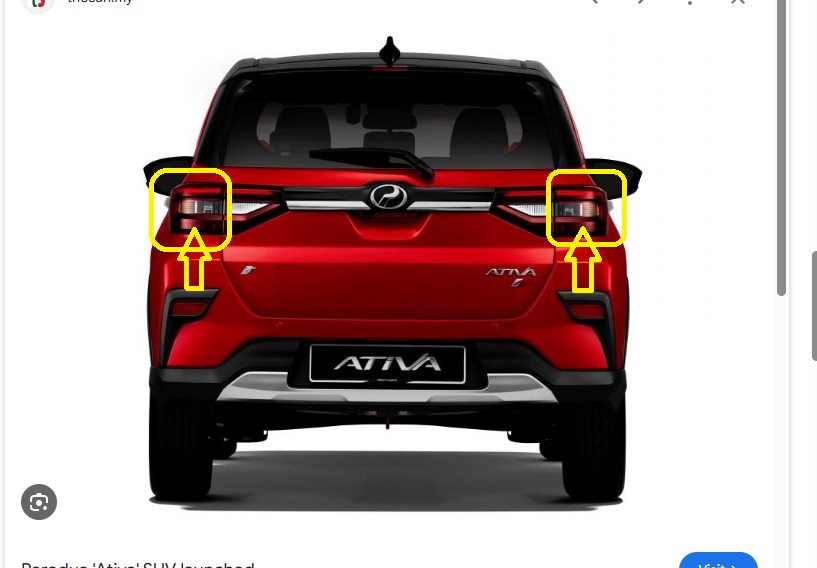 PERODUA ATIVA 2021 TAIL LAMP LAMPU BELAKANG BRAND DEPO | Shopee Malaysia