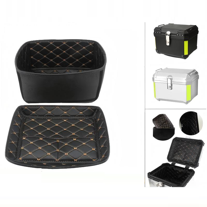 Motorcycle Top Box Backrest Pad & Inner Liner 45L 57L Cushion Support ...