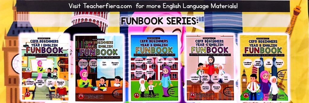 TEACHERFIERA.COM - CEFR BEGINNERS YEAR 1•2•3•4•5•6 FUNBOOK | Shopee ...