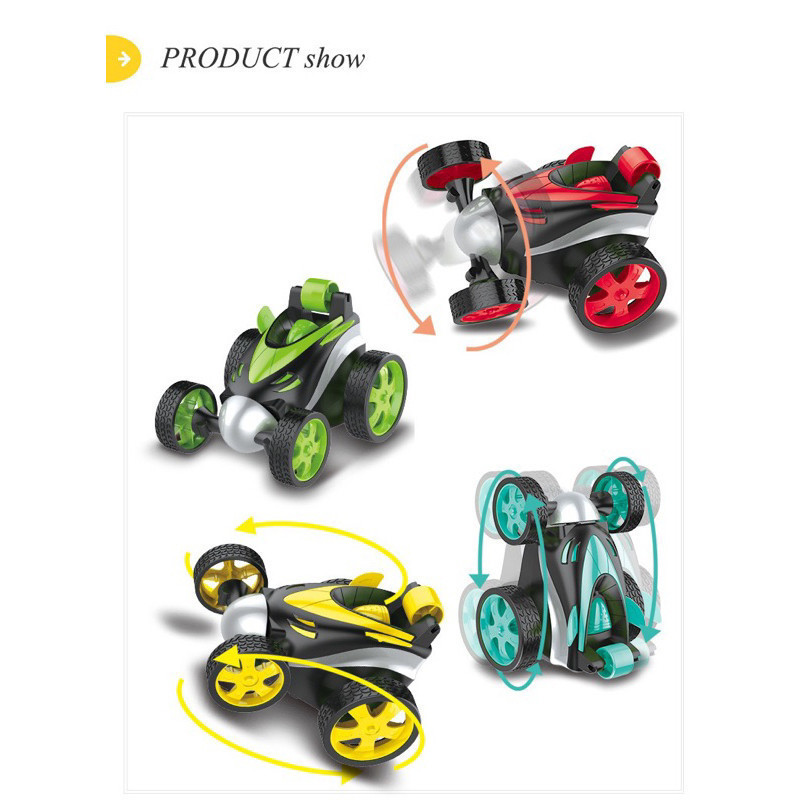 360° RC Stunt Car for Kids – Remote Control Flip & Spin Toy Car with ...