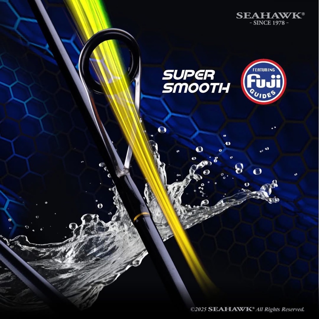 SEAHAWK SLOW OCEAN SPINNING/ BAITCASTING (BC) JIGGING ROD | Shopee Malaysia