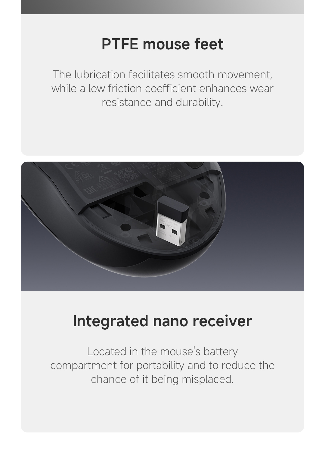 Xiaomi Wireless Mouse Comfort Edition | 2.4 GHz Wireless Connection ...