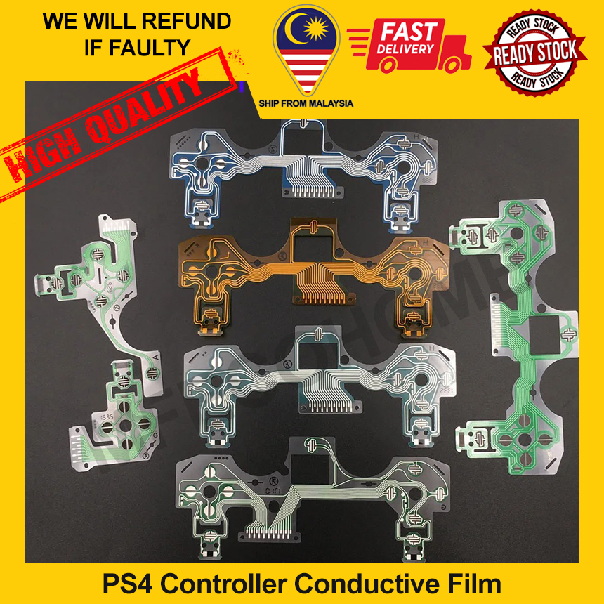 Conductive Film for PS4 PlayStation Controller V1 V2 Circuit Button ...