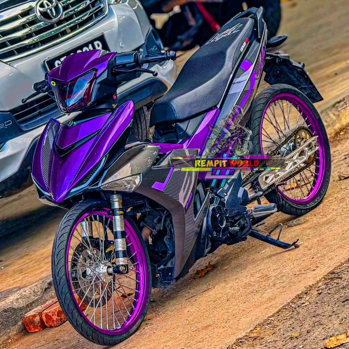 COVER SET YAMAHA Y15ZR V1 V2 EXCITER RC 150 KUNING PURPLE COVER SET ...