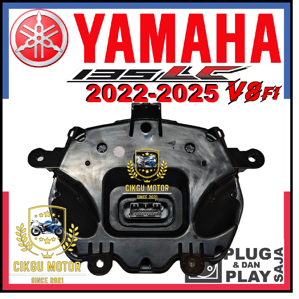 YAMAHA LCV8 LCV8Fi FULL DIGITAL METER Terbaru 2025 100% PNP #CIKGU ...