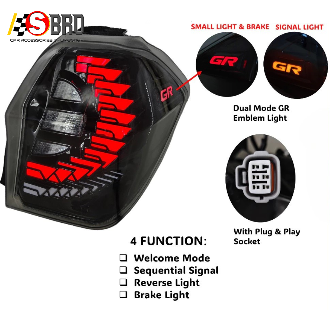Perodua Axia 2023-2025 Dynamic Led Tail Lamp Taillamp Taillight Light ...