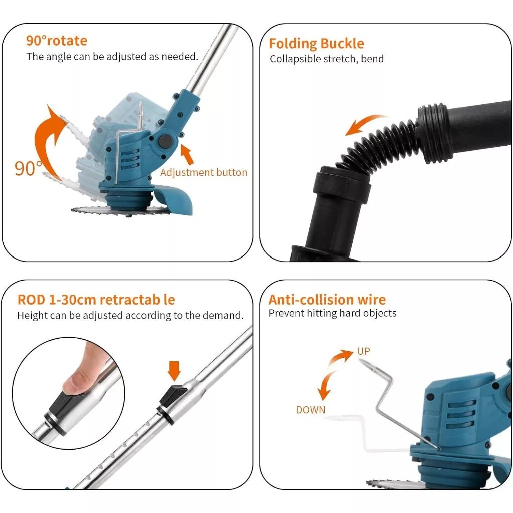 10year warranty Makita Cordless Brushless Grass Cutter Mesin Rumput ...