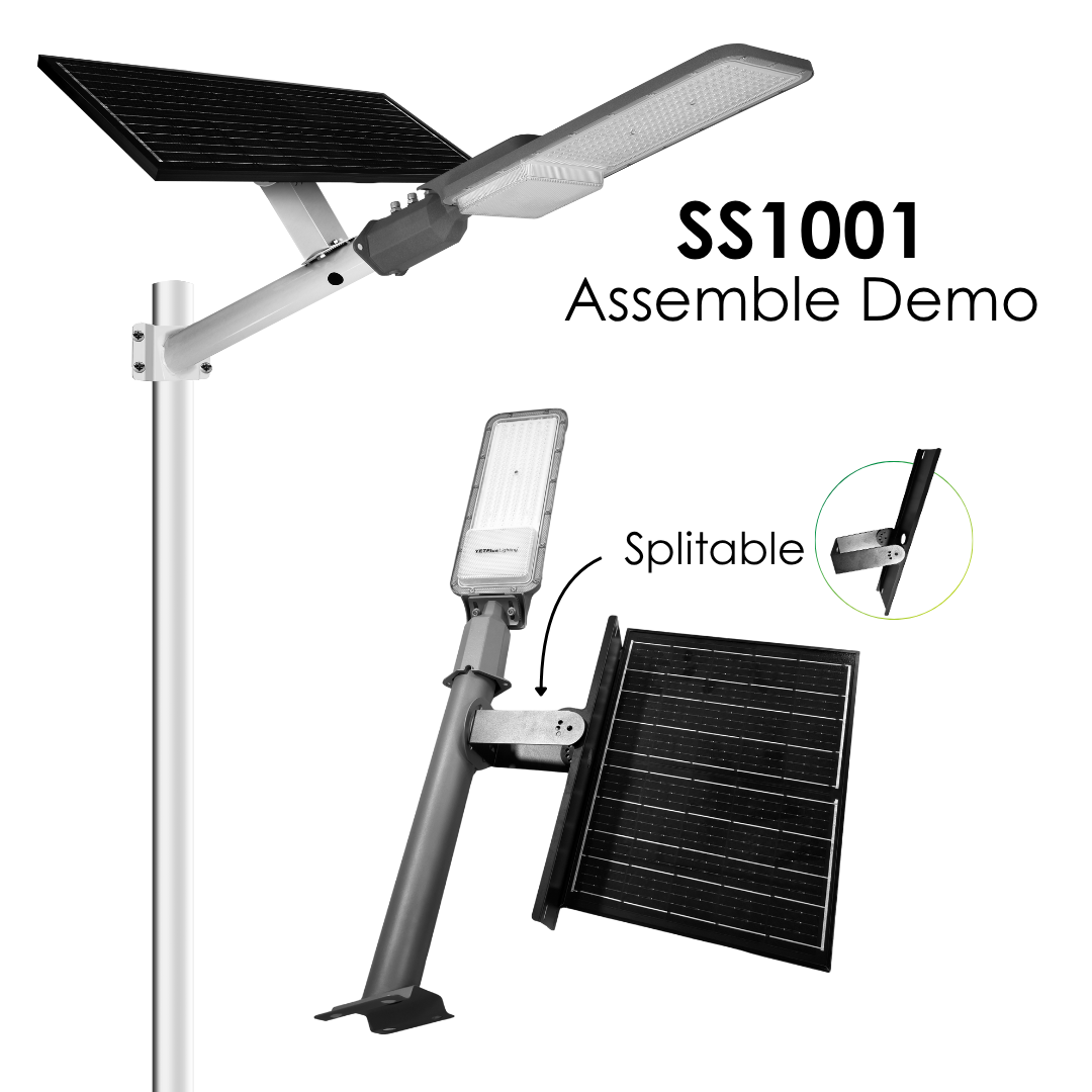 YETPlus Outdoor Solar Lamp JD6003 SS1001 SS1002 IP65 Waterproof Lampu ...