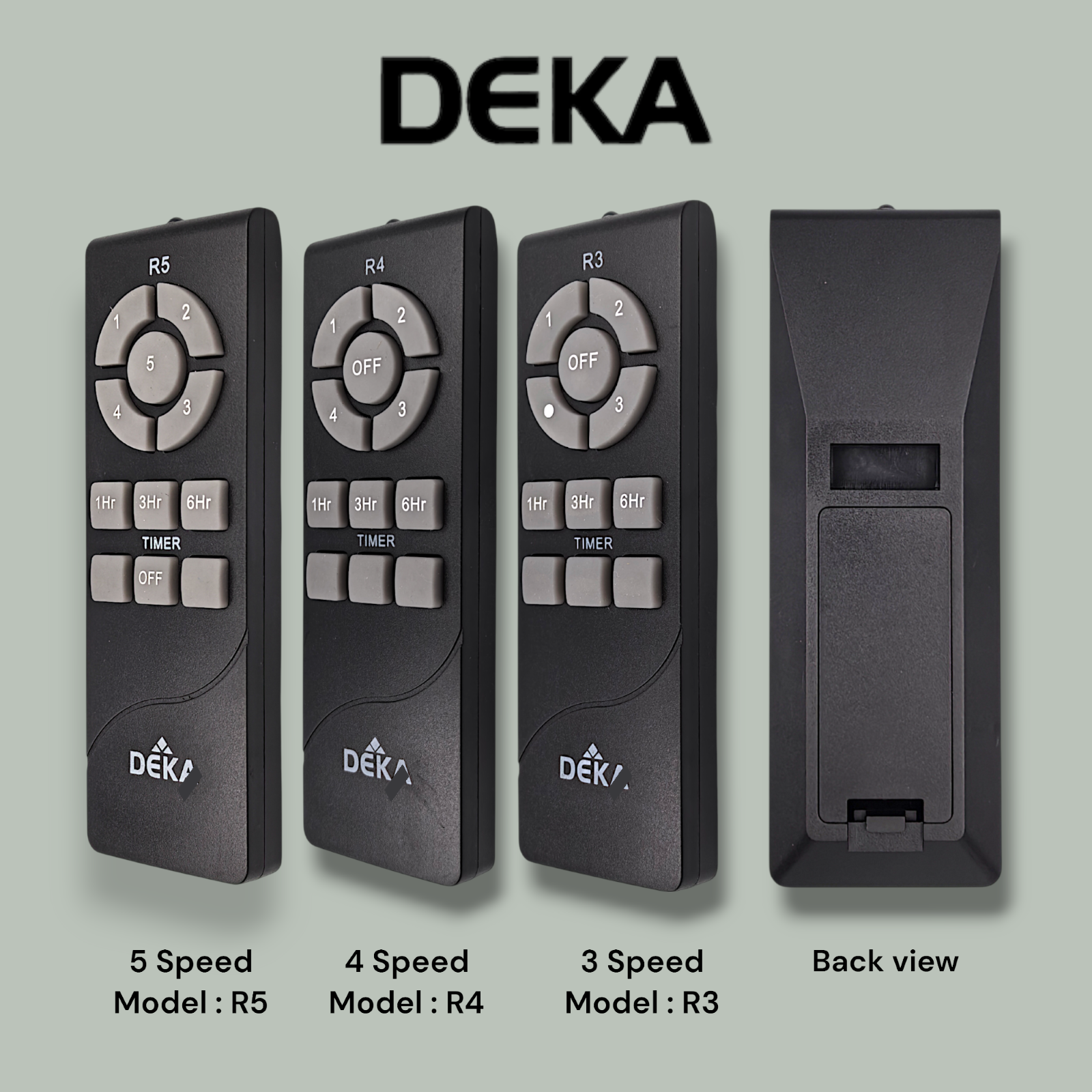 Compatible For Deka Ac Motor Ceiling Fan Remote Control Alat Kawalan ...