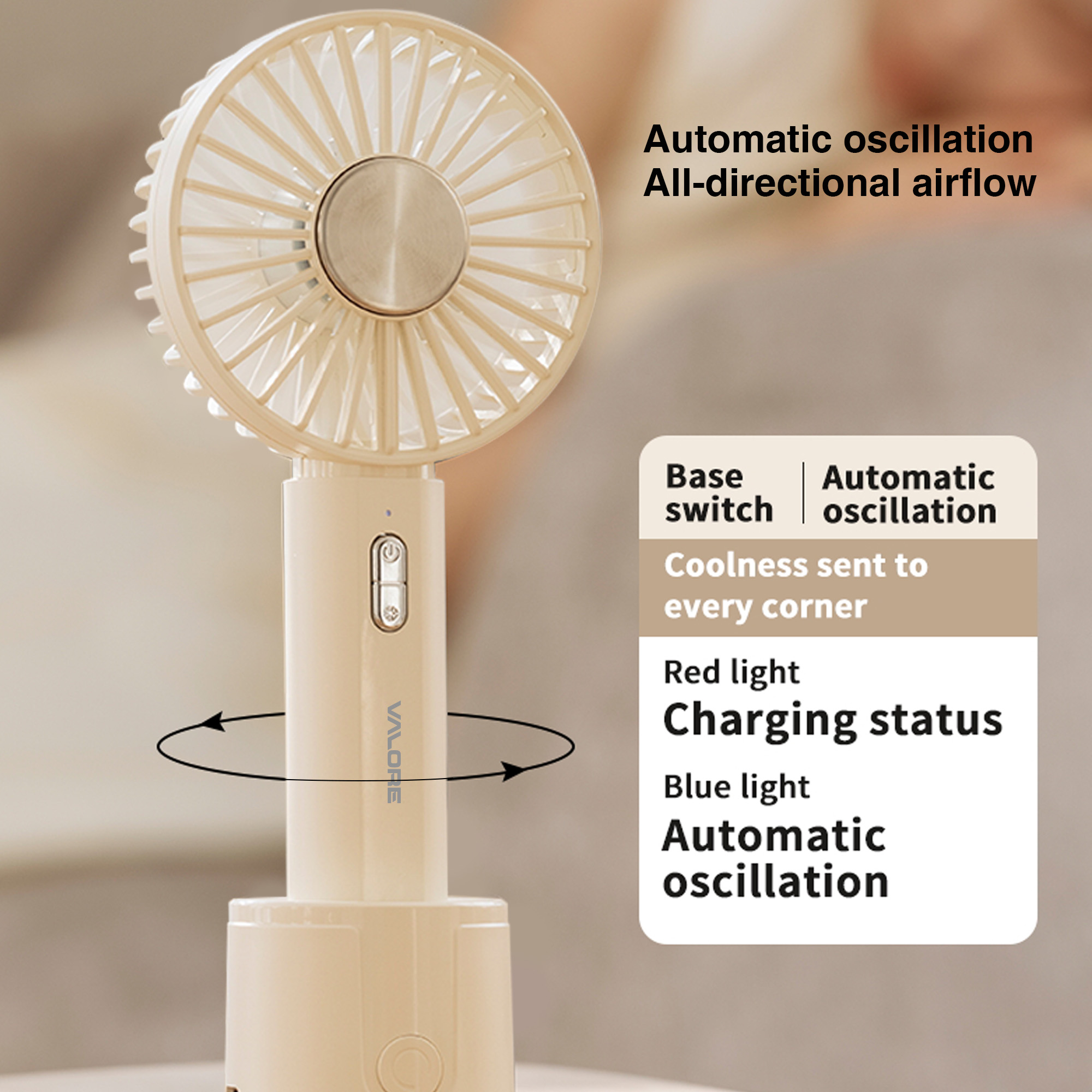VALORE FA-022 Cooling Fan with Oscillation Base | Utilizing ...