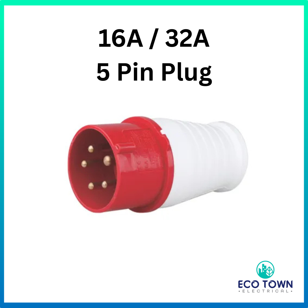 5 Pin 16A / 32A CEE Industrial Commando Plug IP44 | Shopee Malaysia