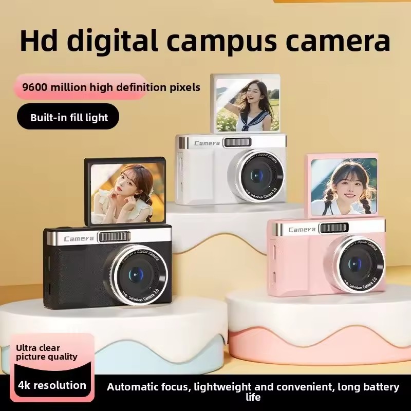 Digital Camera 4K 96MP Photography Camera Video Camcorder Rechargeable ...