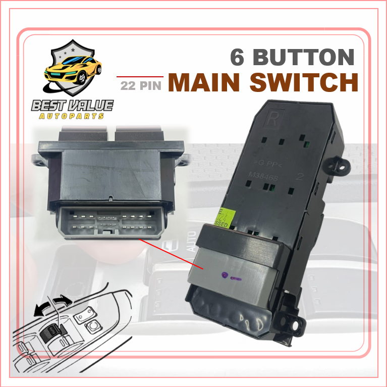 HONDA CITY TMO JAZZ CRV SWA STREAM DRIVER WINDOW SWITCH SUIS TINGKAP ...