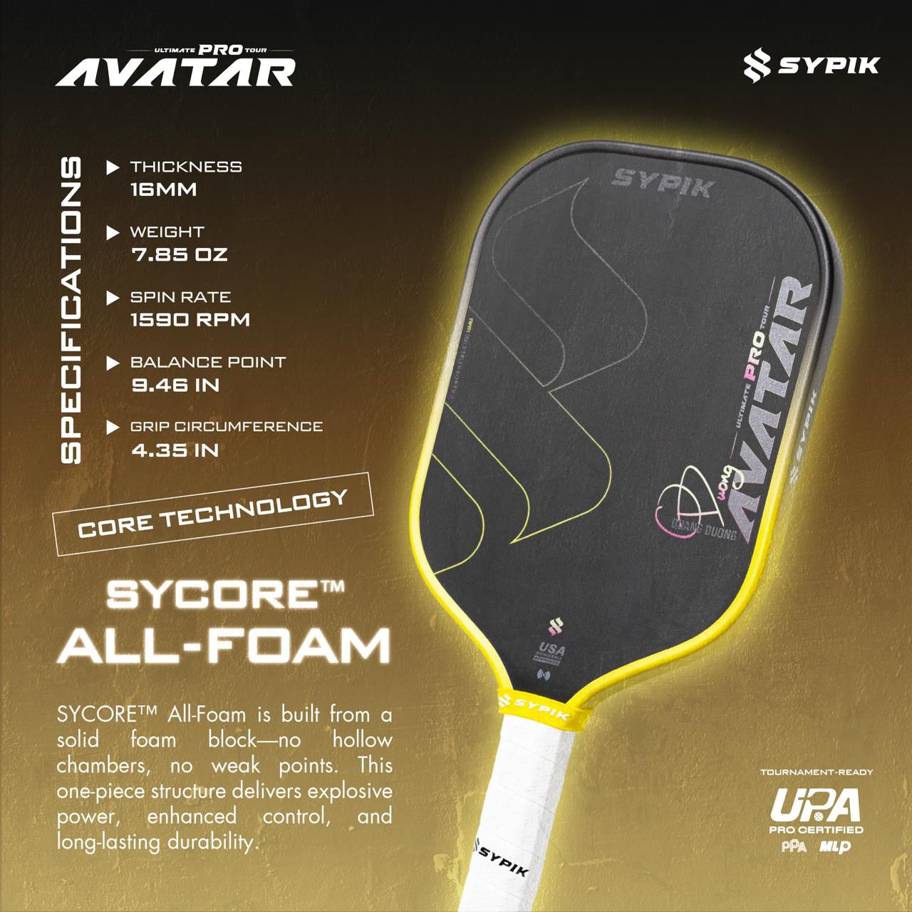[KL READY STOCKS 100%GENUINE] Original Sypik Avatar Pro Paddle Quang ...