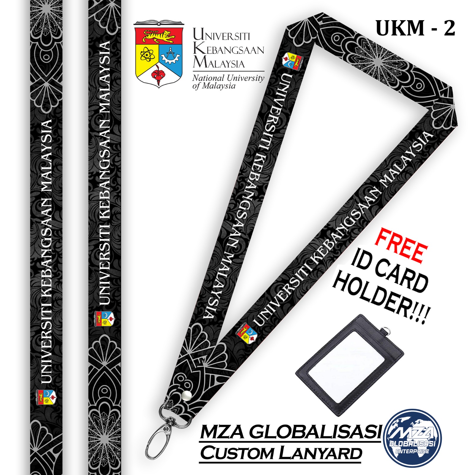 [ Ready Stock ] 3 DESIGN UKM UNIVERSITI KEBANGSAAN MALAYSIA LANYARD ...