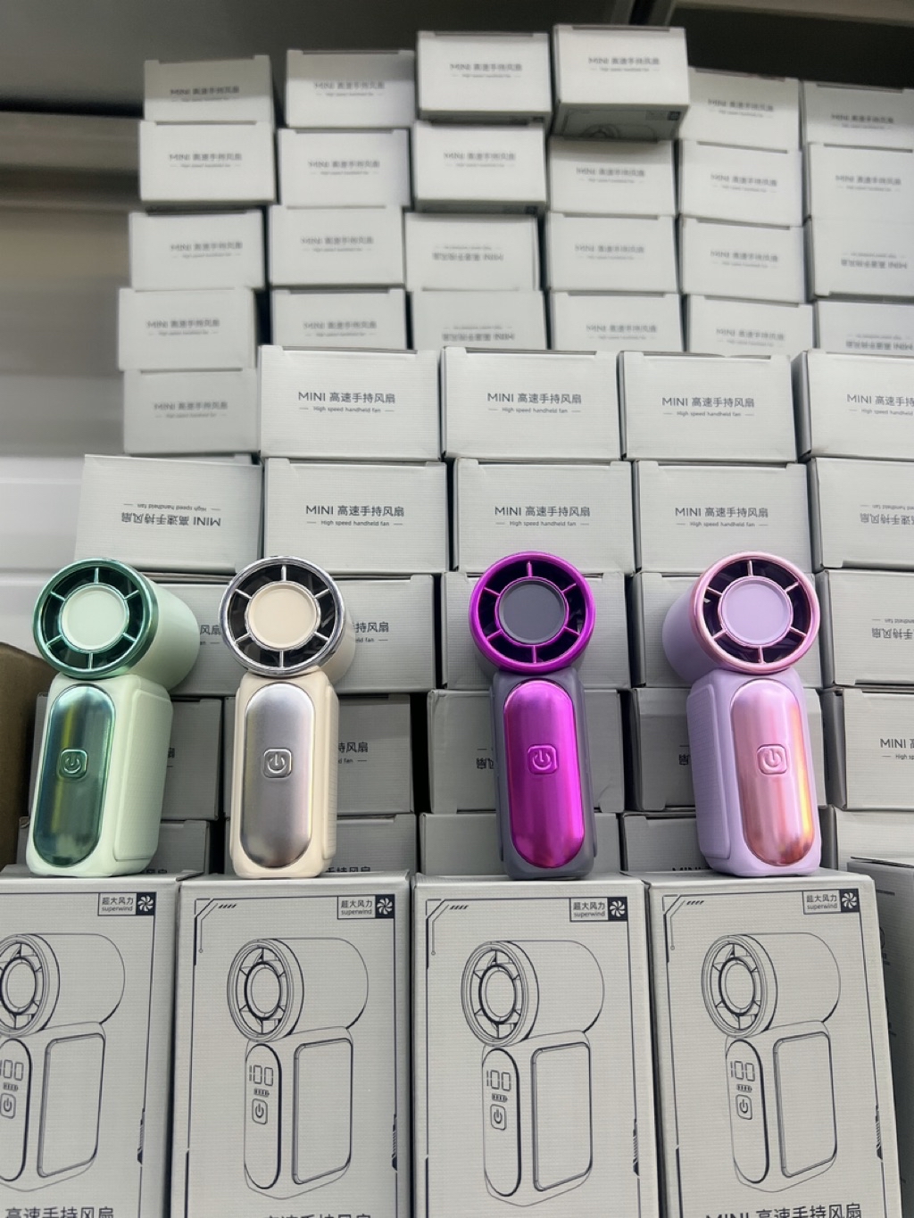 X688 199 Speed mini Fan 3600mAh Portable Mini Handheld Turbo Fan 3.5 ...