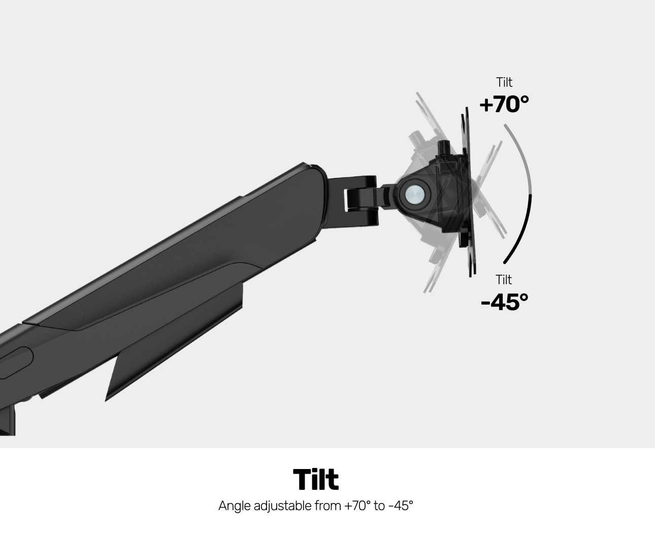 the Aryl™ Flex Inverted Single Monitor Arm | Shopee Malaysia
