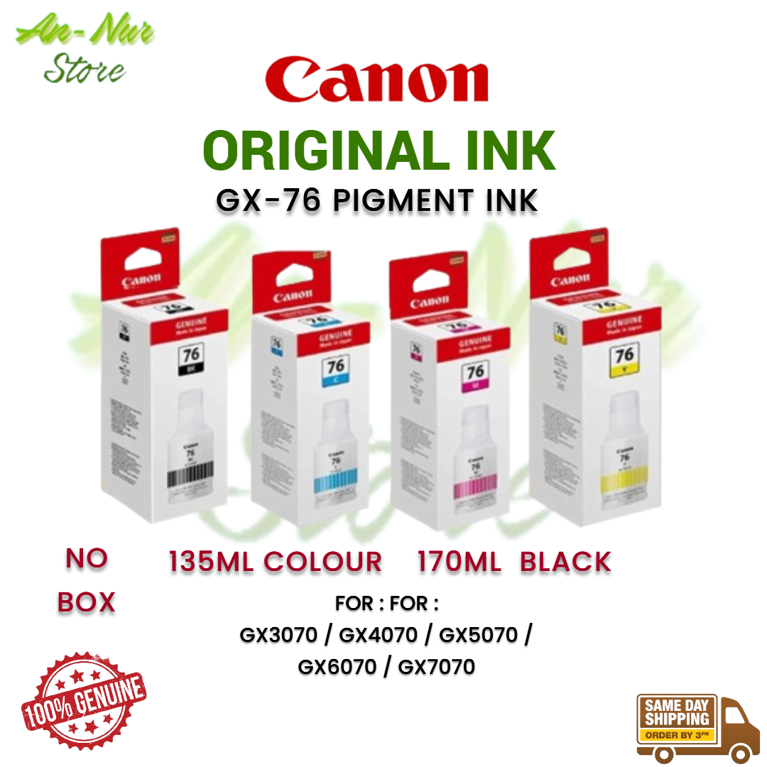 Canon Genuine Original GI-76 GI76 GI 76 REFILL INK for Canon MAXIFY ...