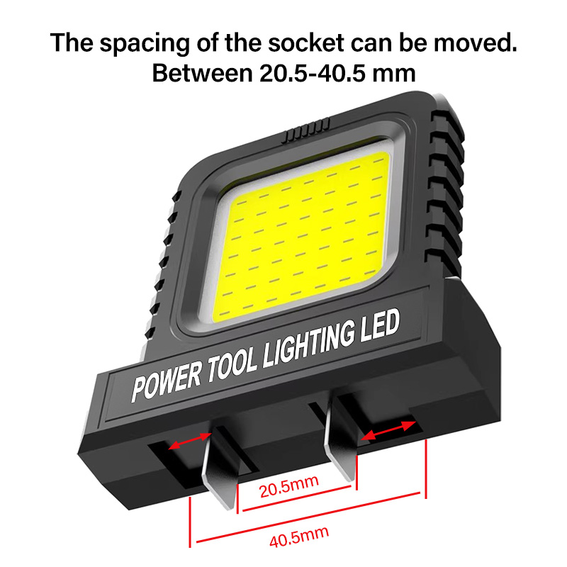 LED Work Light Power Tool Lithium Battery Lighting Light21V Universal ...