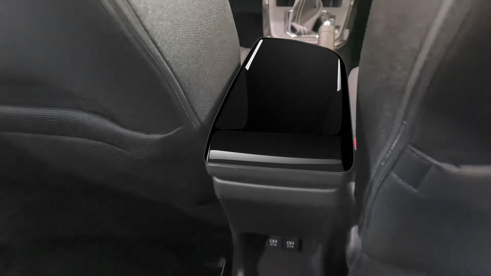 TCS NEW PERODUA ALZA 2022-2026（LOW SPEC) ARMREST CONSOLE BOX FRAME ...