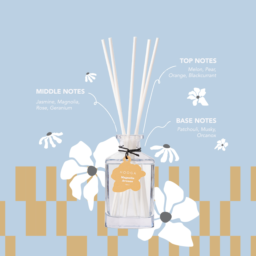 [ONLINE EXCLUSIVE] HOOGA Scentful Reed Diffuser 180ml | Shopee Malaysia