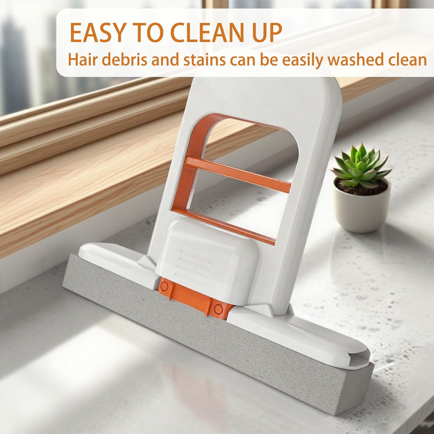 Mini Mop For wiping the table Foldable Durable Desktop Hand-Free Table ...
