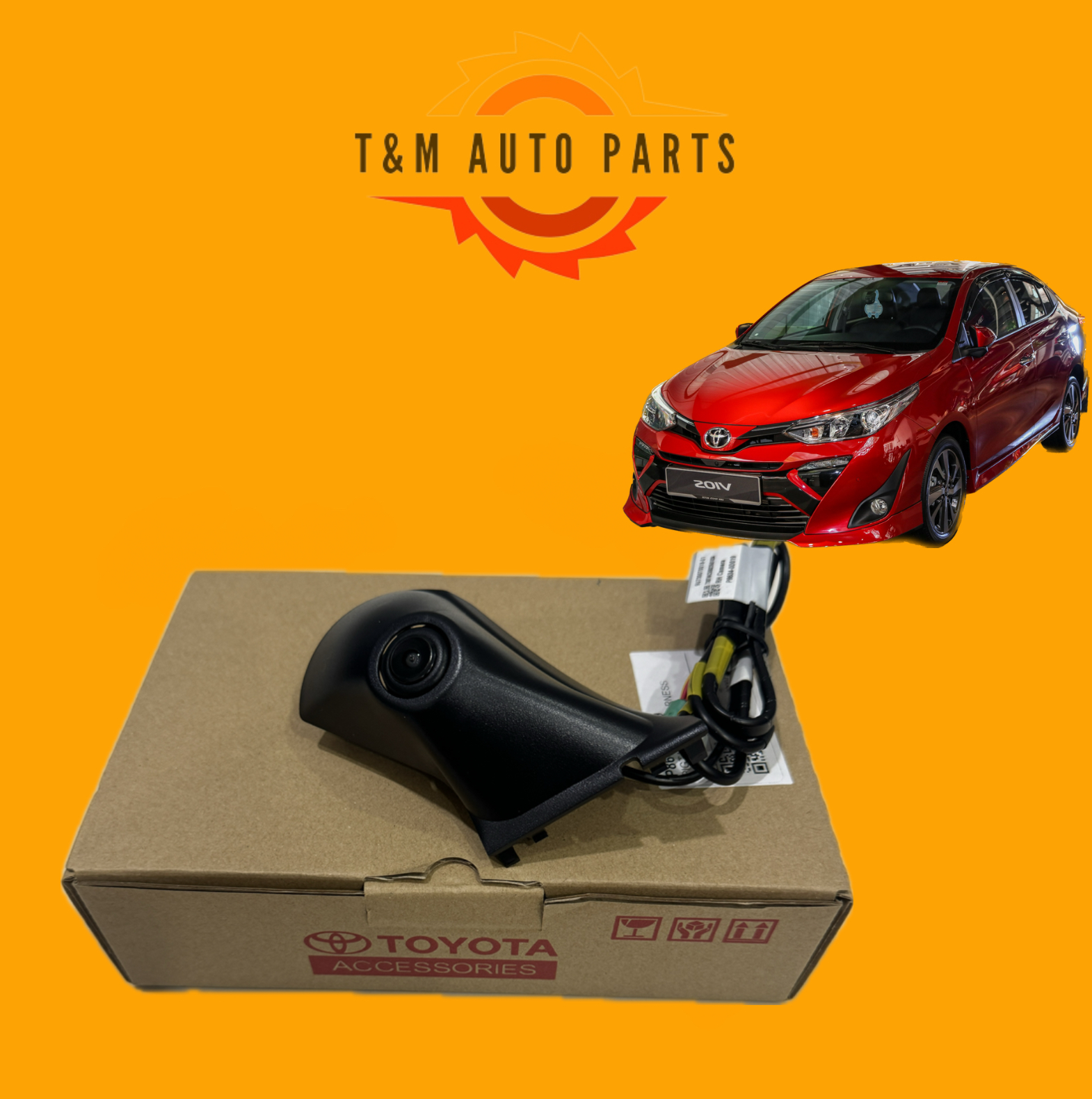 ORIGINAL TOYOTA VIOS NSP151R 2019-2020 SIDE MIRROR CAMERA 360 | Shopee ...