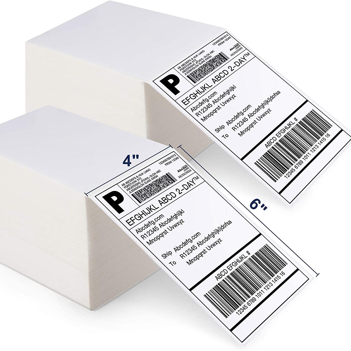500pcs Waterproof A6 Thermal Shipping Labels 100×150mm – 350PC Roll ...