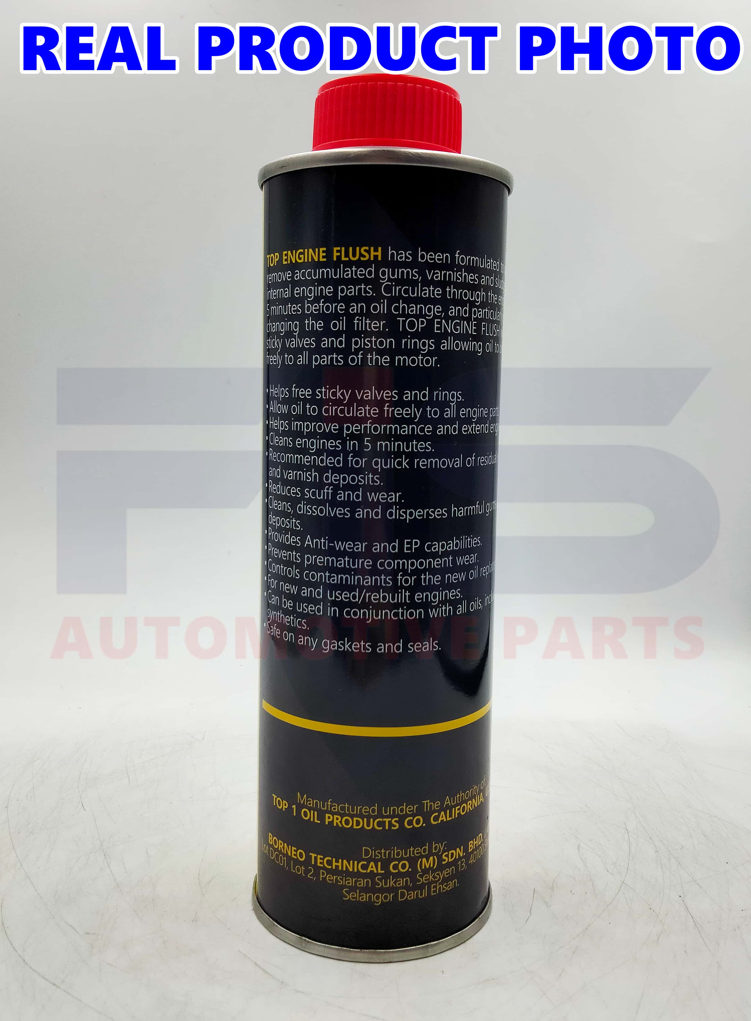 TOP FIS TOP1 Engine Flush Car Truck Motorcycle Machine 320ml Ubat Cuci ...