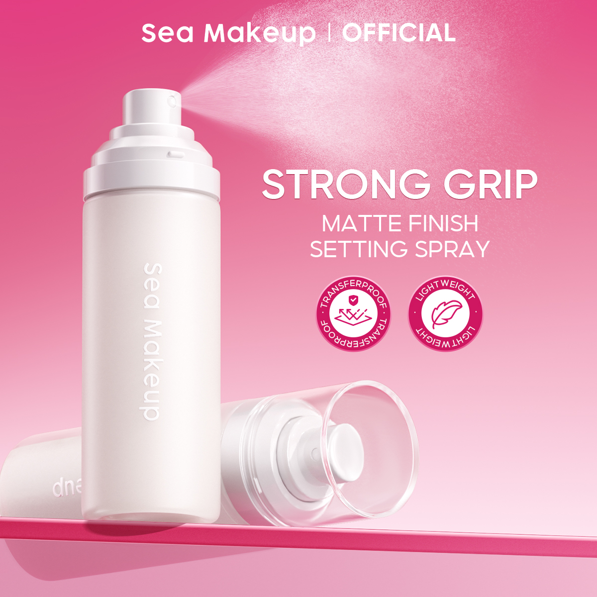 Sea Makeup Lock It Matte Acne Fixing Primer Setting Spray Velvet Matte ...