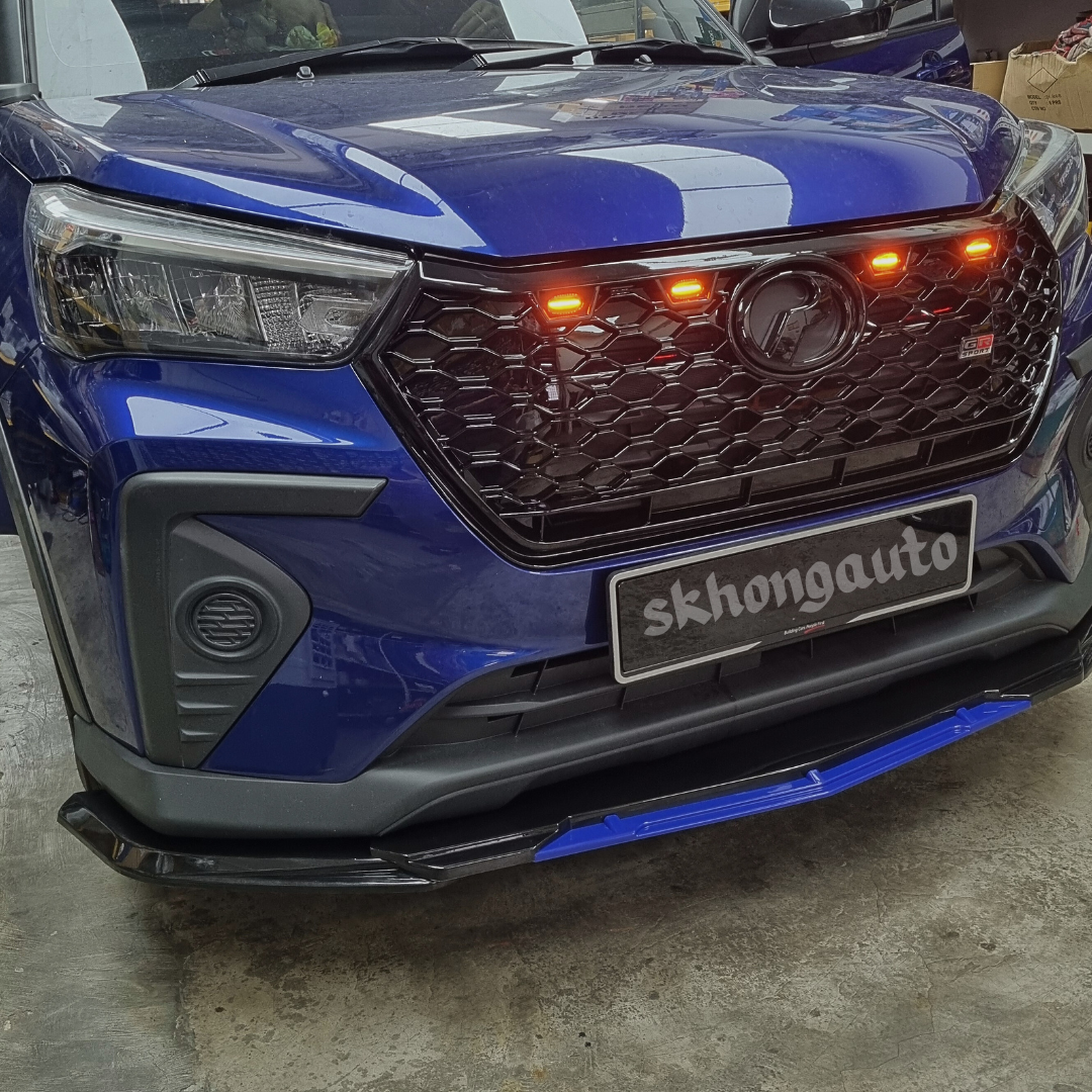 Perodua Ativa GR Front Grill Glossy Black Painted (Mini Cooper Style ...