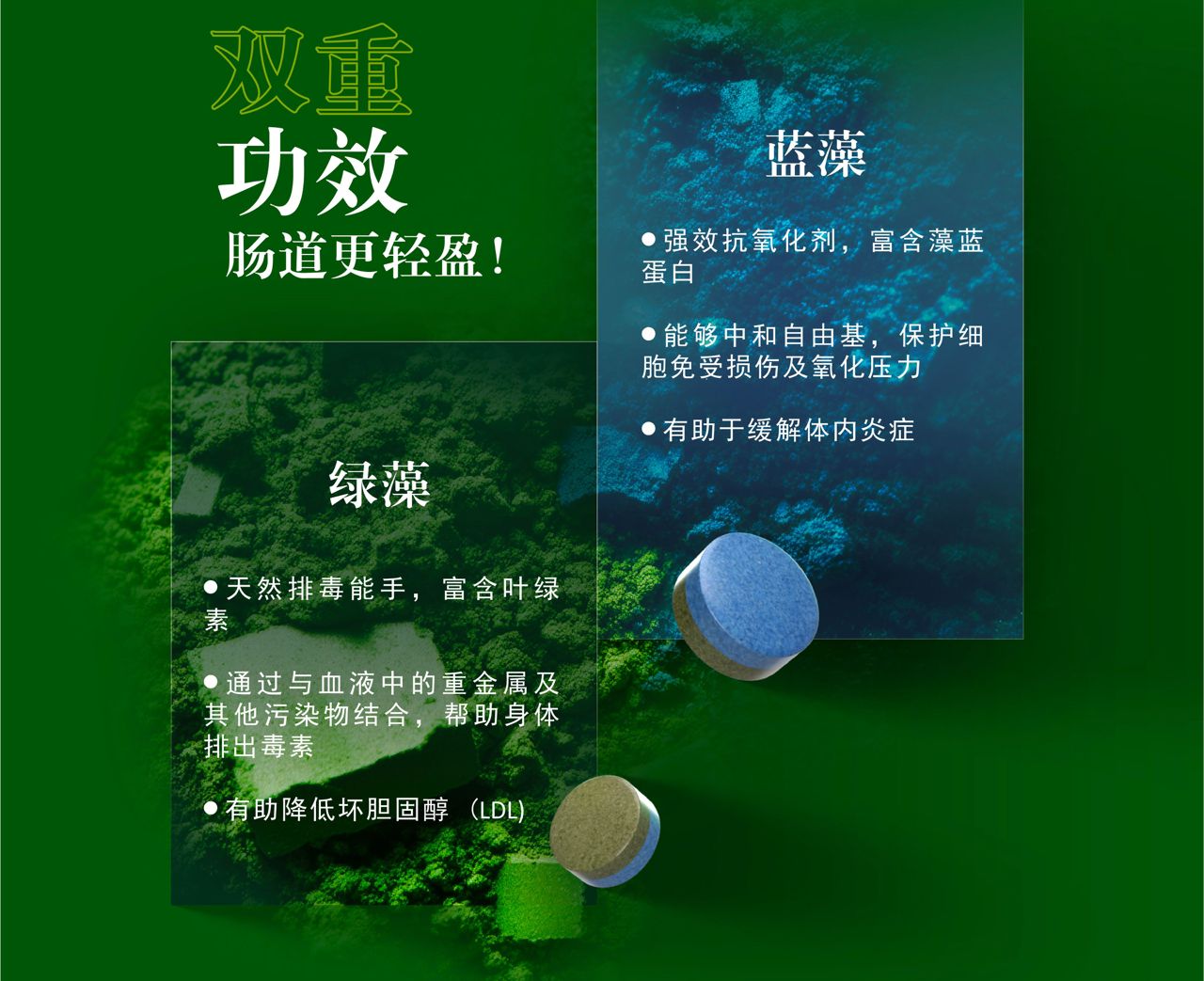 Wellous Aemis Spiro PLUS –💙 Gabungan Spirulina (Alga Biru) + Chlorella ...