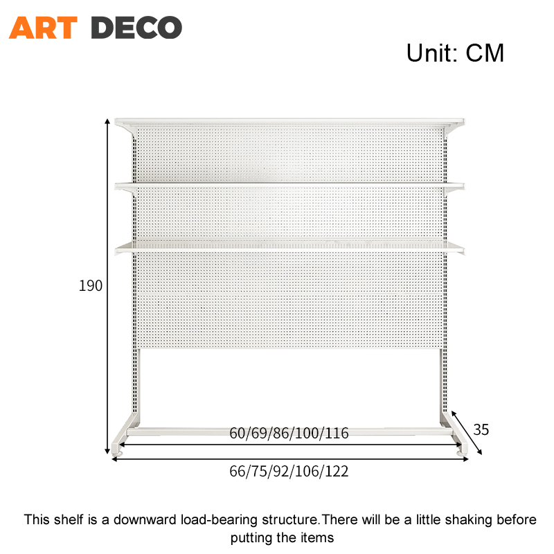 Rak Buku Bertingkat Pegboard Stand Book Shelf Rack Rak Buku Besi Book ...