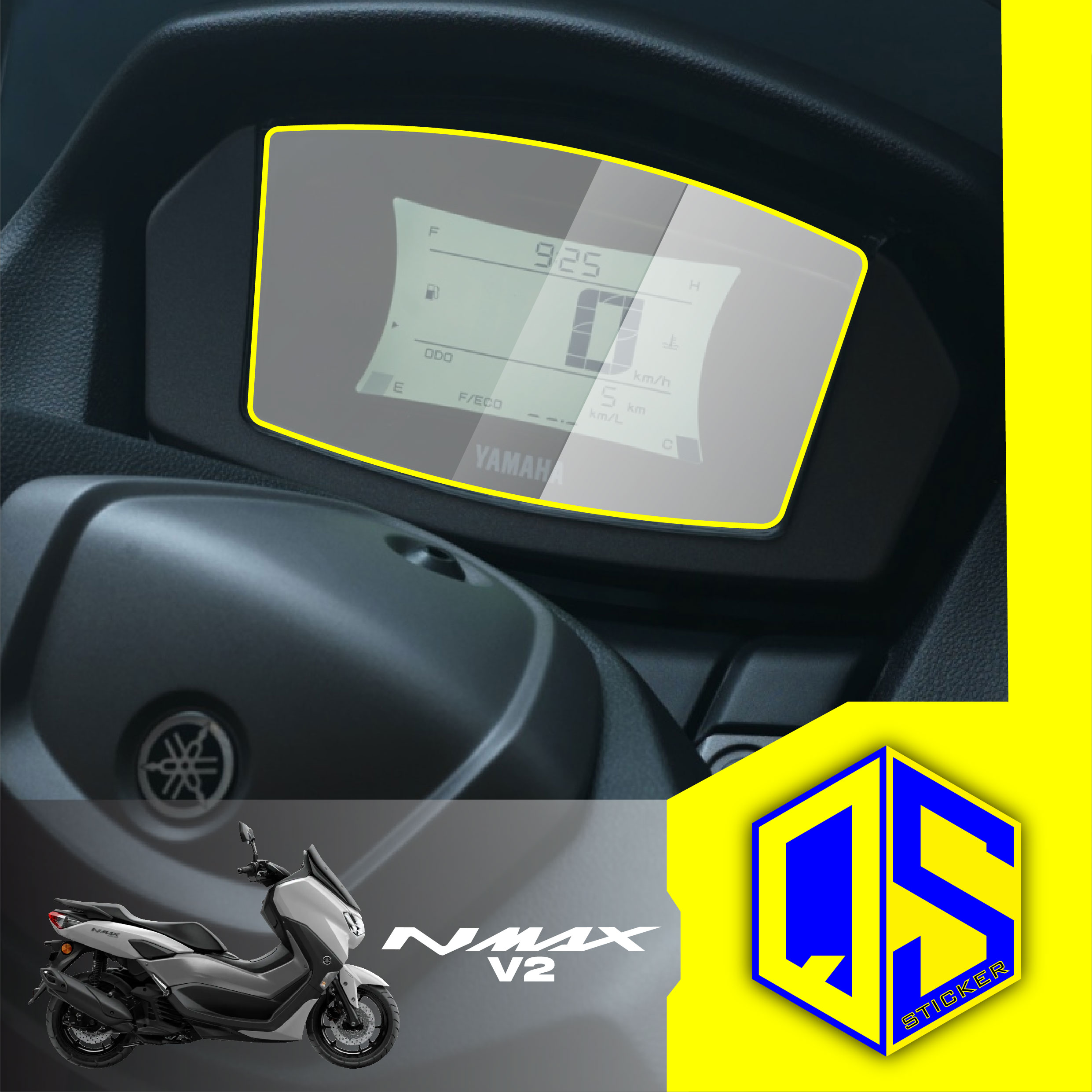 Yamaha Nmax V1 V2 V3 Meter Tinted Headlamp Tinted Screen Protector PPF ...