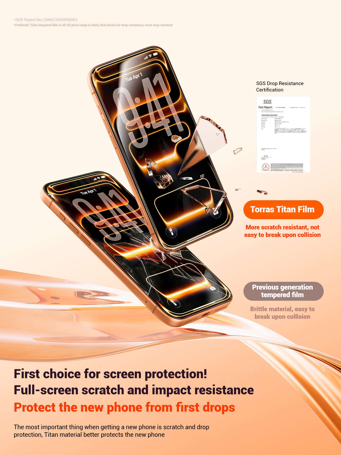 TORRAS 【AR+3D｜Original Screen Feel】Tempered Glass for iPhone 18 17 16 ...