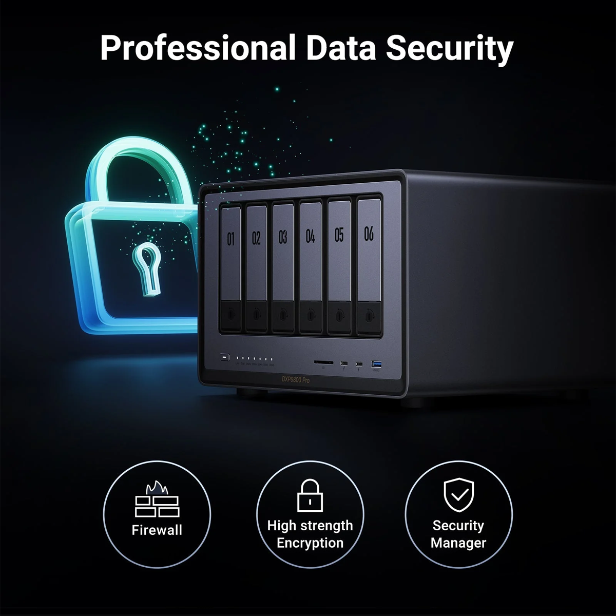 UGREEN DXP6800 Pro NASync 6-Bay NAS Intel Core i5 10GbE Thunderbolt 4 ...